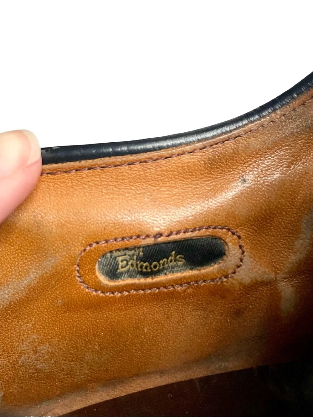 Allen Edmonds Park Avenue Black Cap-Toe Oxford Men’s 10D